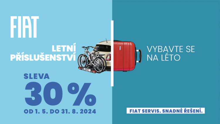 Originální letní příslušenství se slevou 30 %