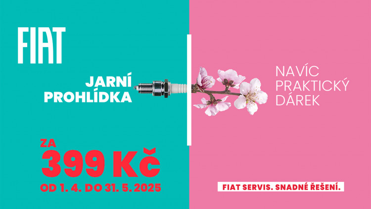 Jarní prohlídka za 399 Kč + praktický dárek