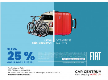 SLEVA 25 % NA LETNÍ PŘÍSLUŠENSTVÍ