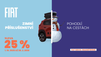 Pořiďte si zimní příslušenství s 25% slevou
